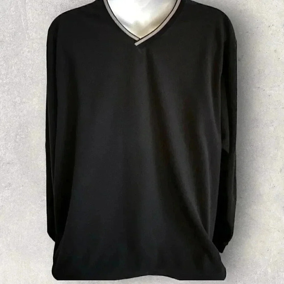 Nike Therma fit golf fleece men's sweater black size XXL long sleeve - Picture 1 of 13
